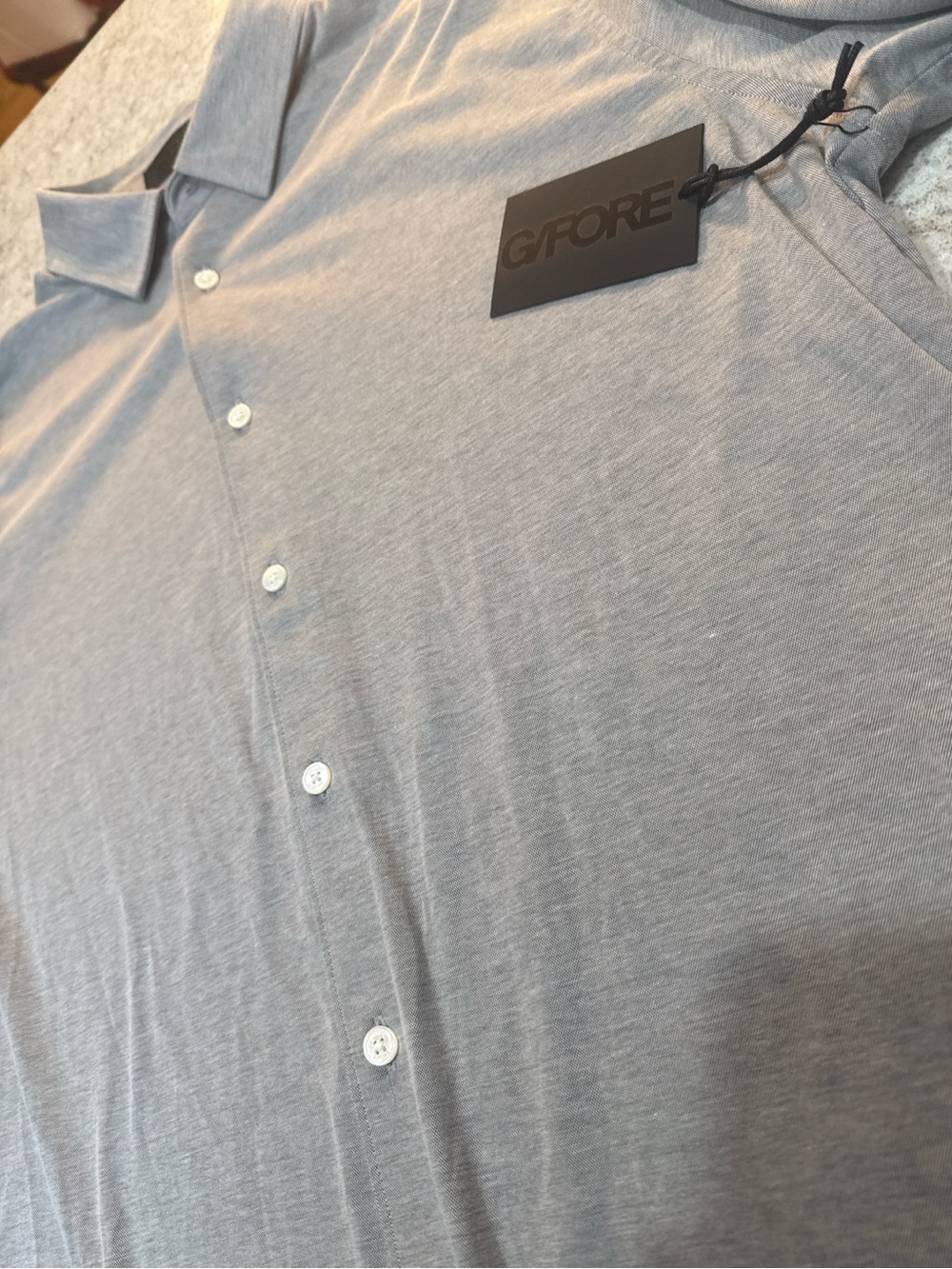 G/FORE Men’s Onyx Italian Fabric Stretch Button Down Shirt L NWT $295 Retail